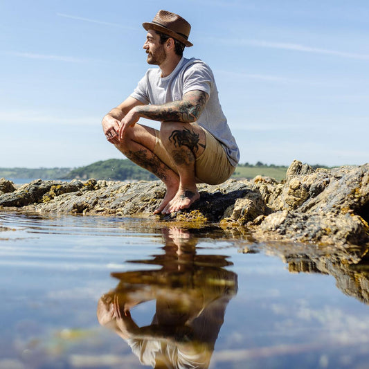 Jaxon Hats | Tribeca Toyo Straw Trilby Fedora Hat | 129011 | lsmone | BROWN