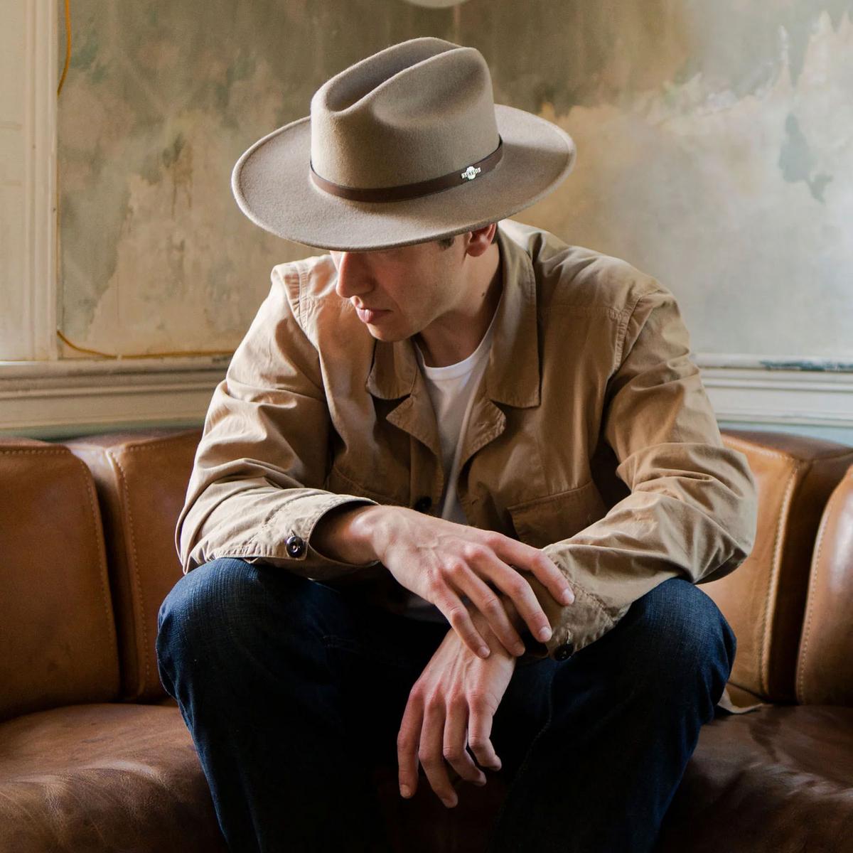 Stetson | Route 66 Crushable Wool Felt Cattleman Western Hat | 130708 | lsmone | MUSHROOM