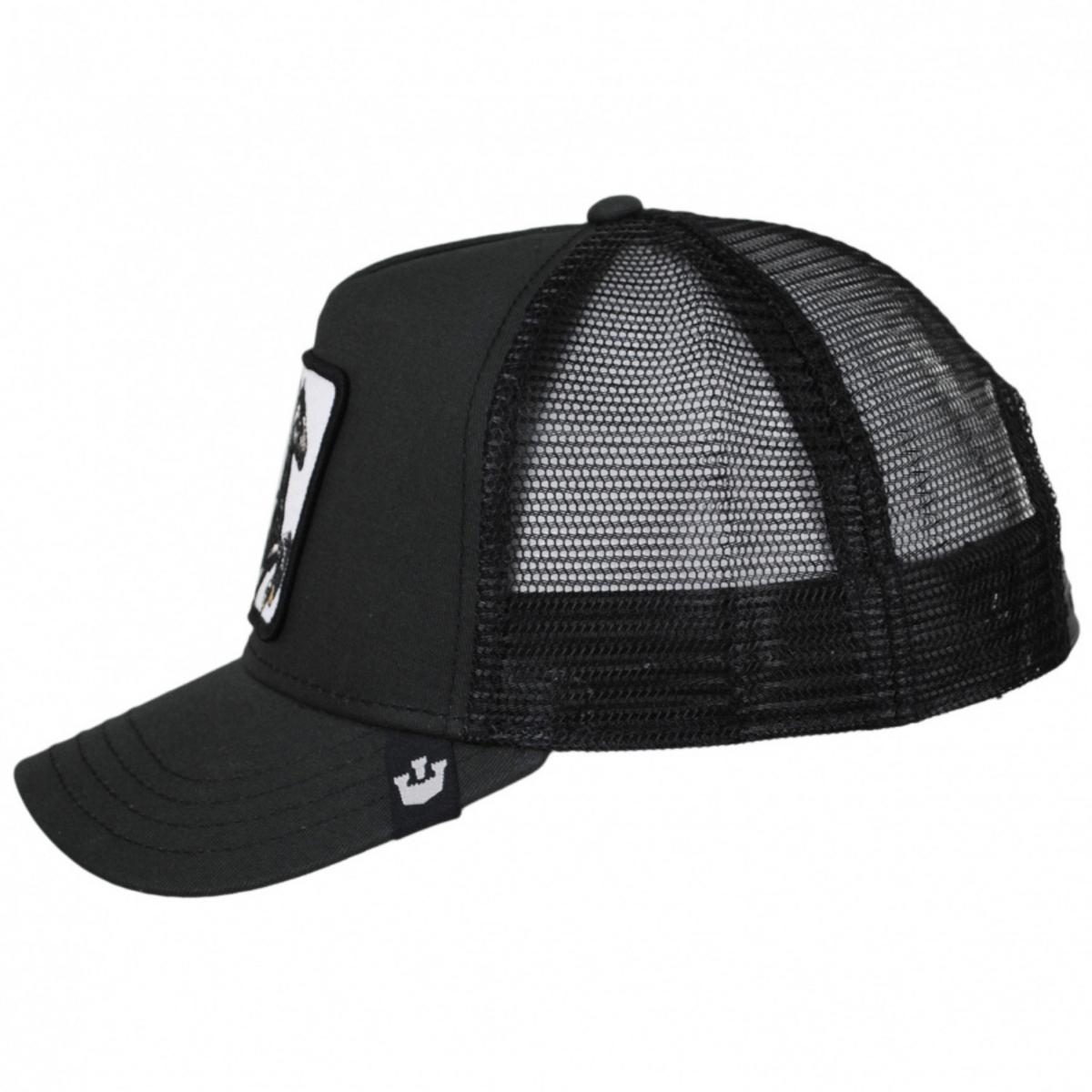 Goorin Bros | Stallion Mesh Trucker Snapback Baseball Cap | 200373 | profile | BLACK