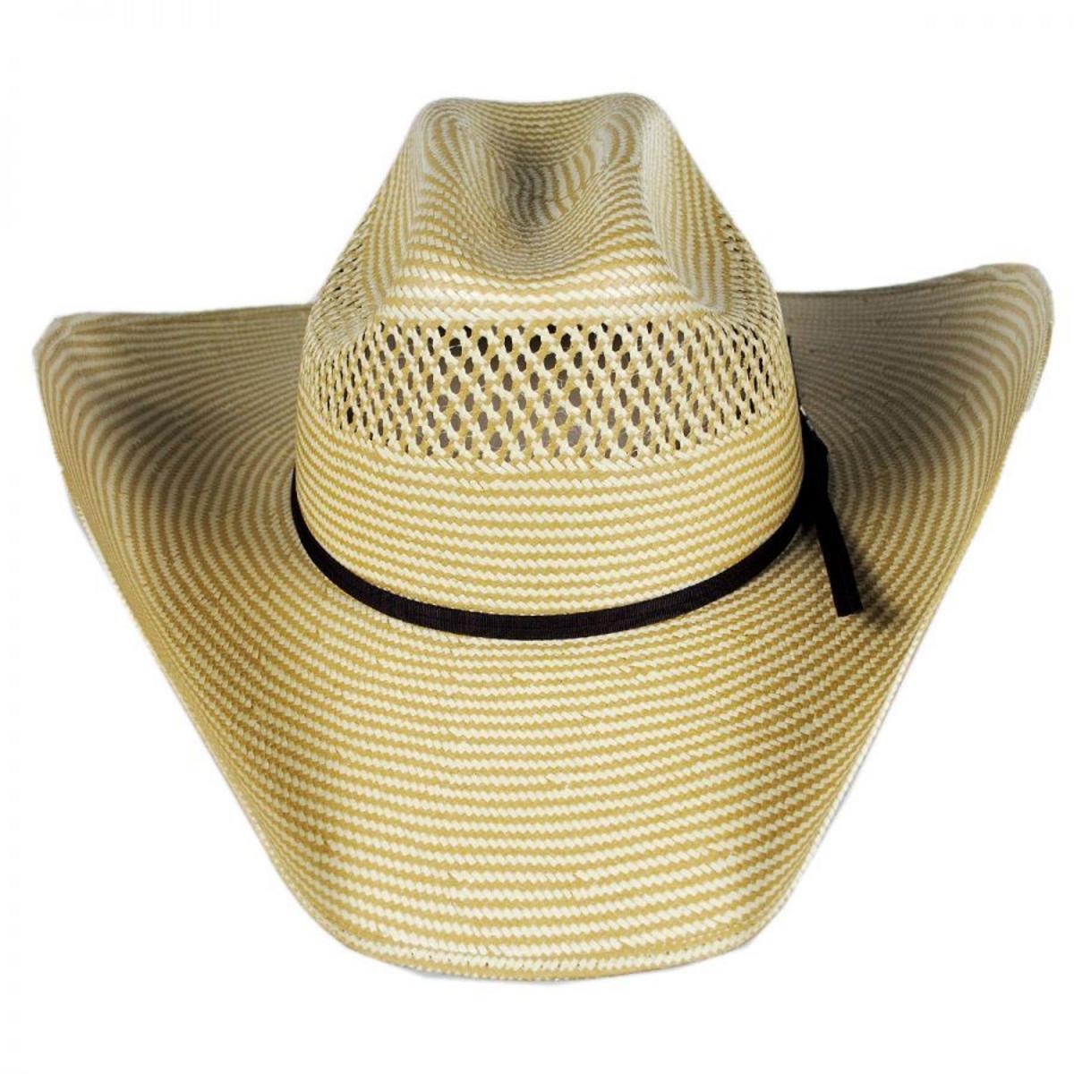 Bailey Western | Cassius 7X Toyo Straw Western Hat | 127706 | front | NATURAL/TAN