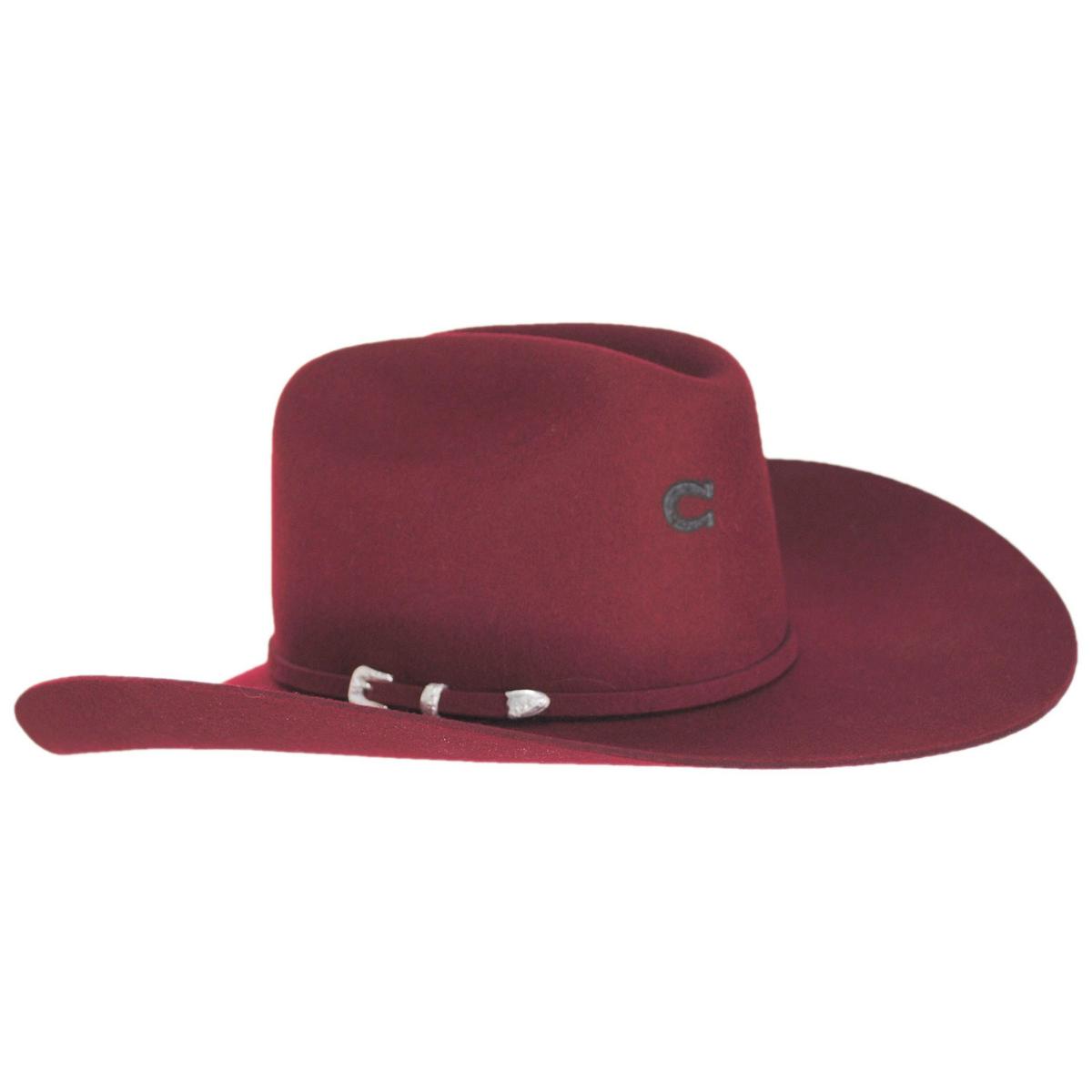 Charlie 1 Horse | The Cowgirl Wool Felt Western Hat | 124985 | profile | CRANBERRY
