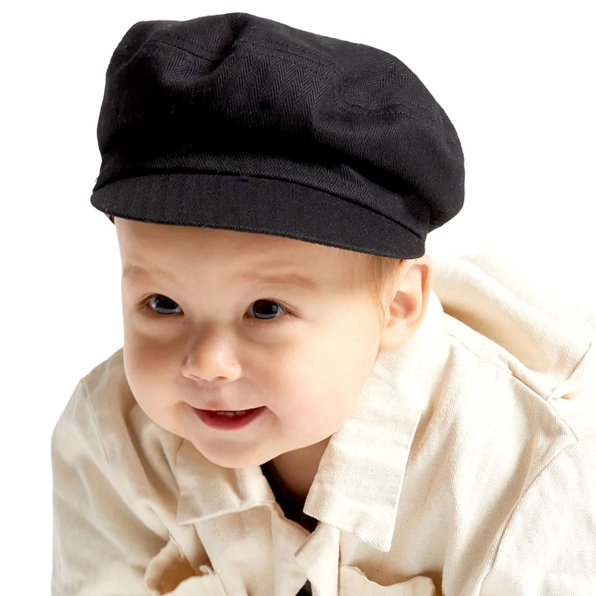 BRIXTON HATS | Toddlers' Lil Cotton Fiddler Cap | 510205 | lsmtwo | BLACK