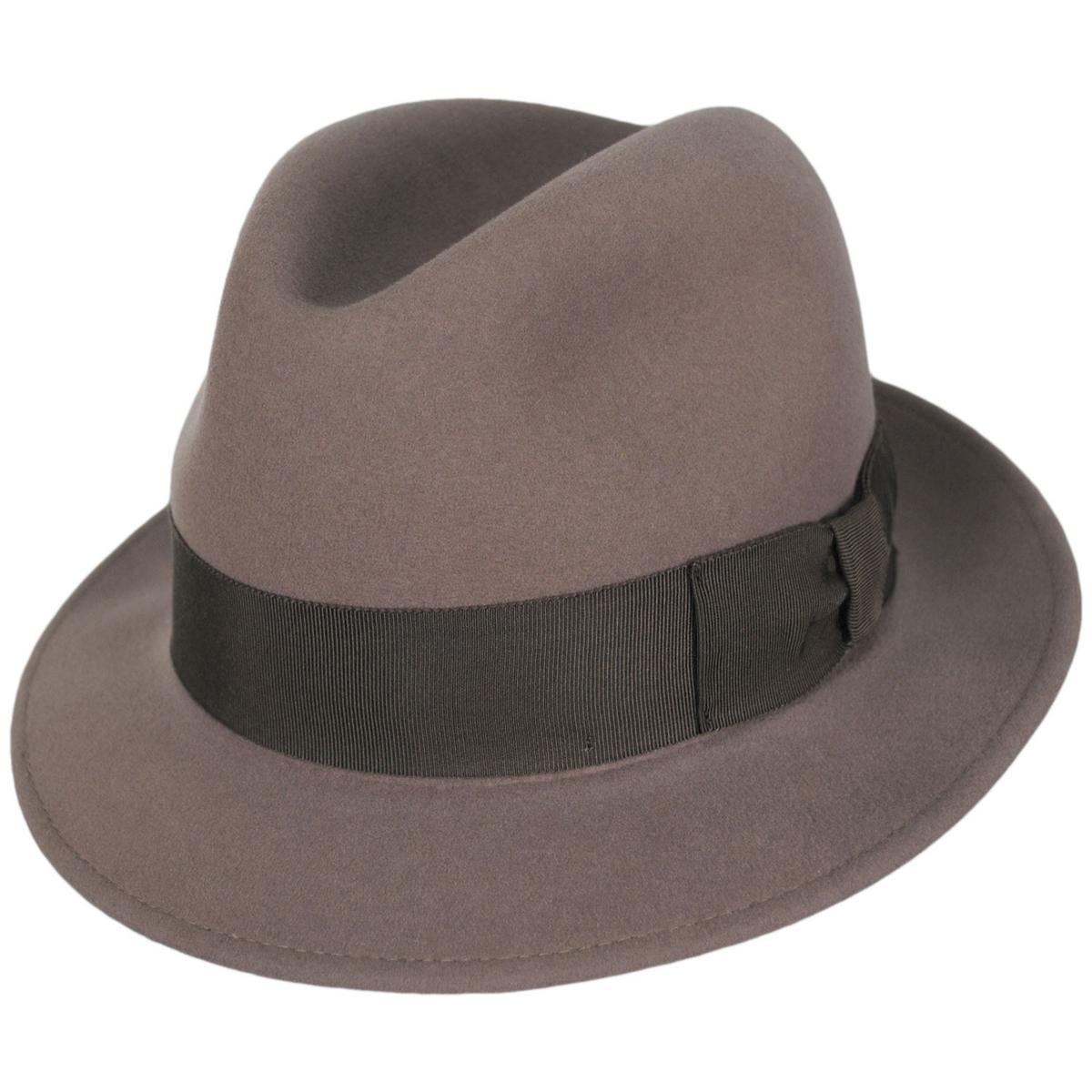 Bailey 1922 | Bogan Elite Wool Felt Fedora Hat - Classic | 130167 | lead | ALMOND