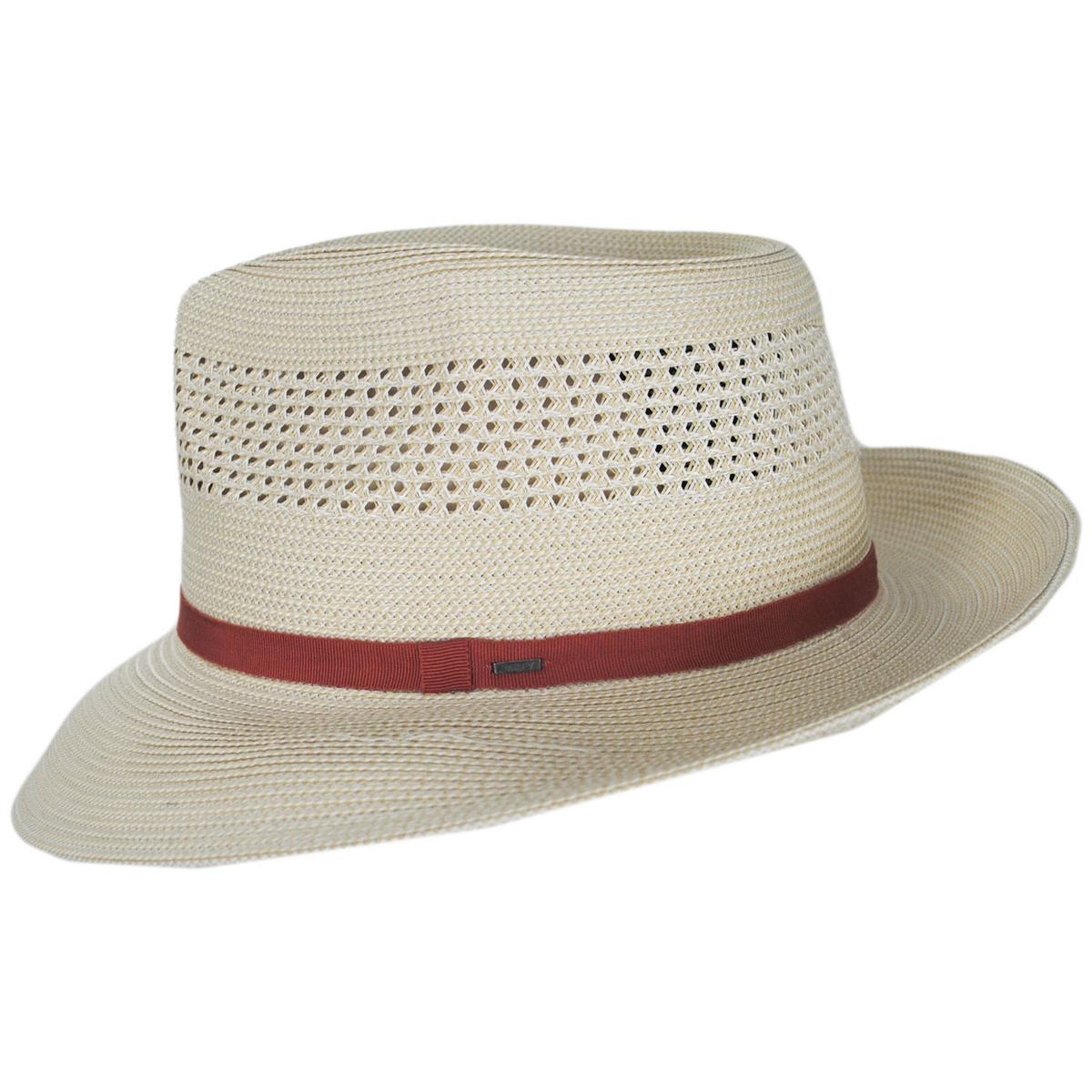 Bailey 1922 | Gratz PP Braid Straw Fedora | 127930 | profile | NATURAL