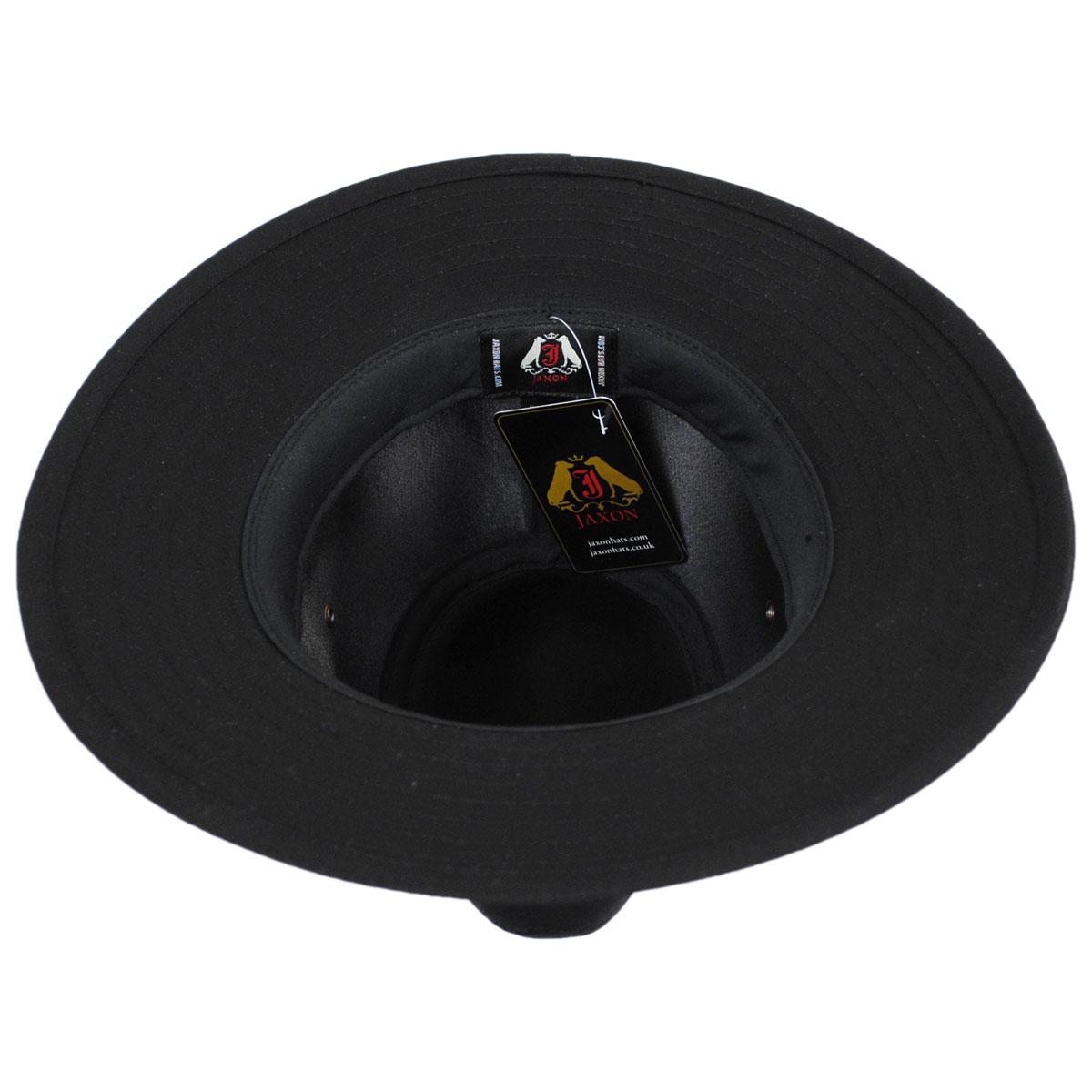 Jaxon Hats | Wholesale Cotton Oilcloth Safari Fedora Hat B2B Pre-Pack | B2B147252 | under | BLACK