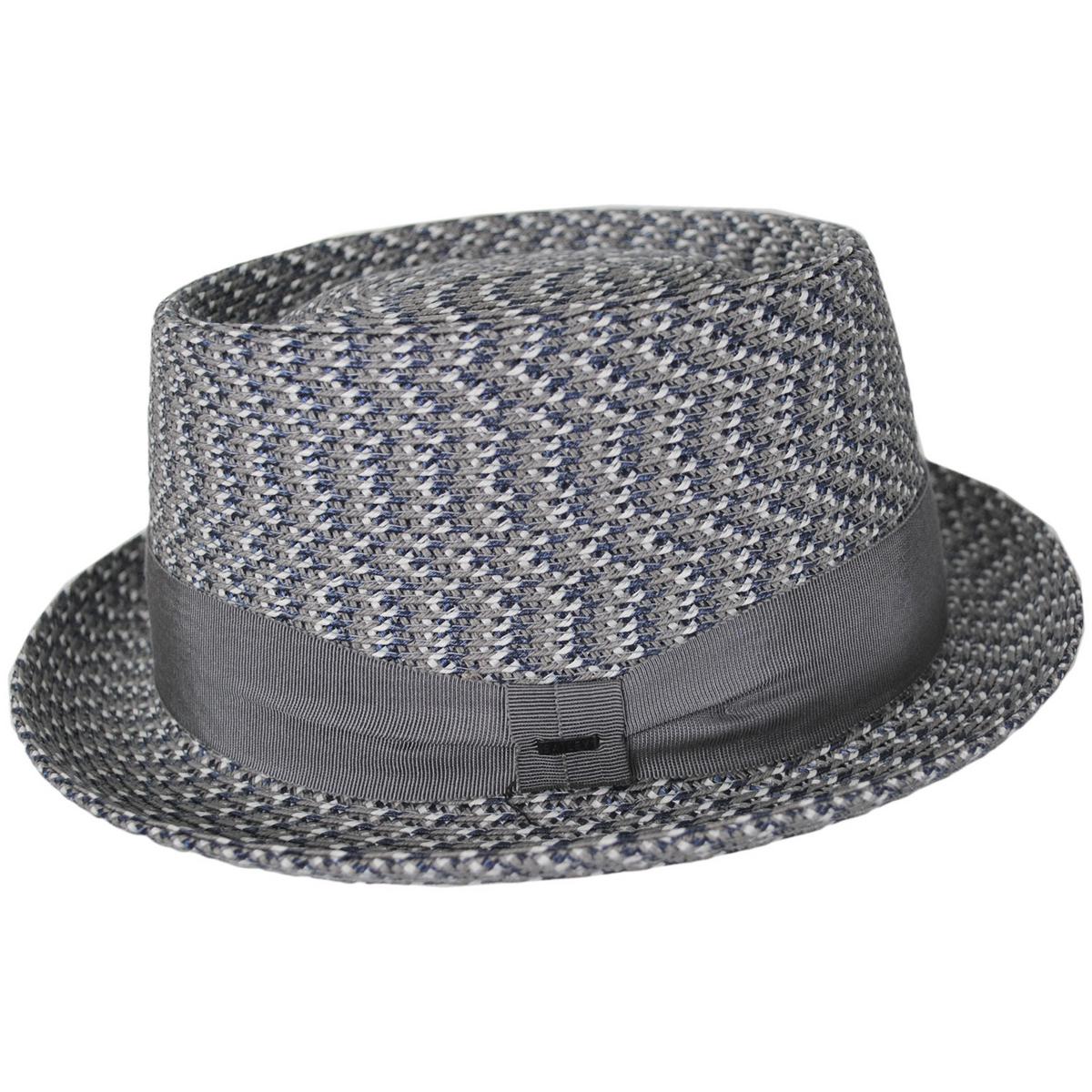 Bailey 1922 | Waits Sewn Braid Straw Pork Pie Hat | 127798 | profile | ASH