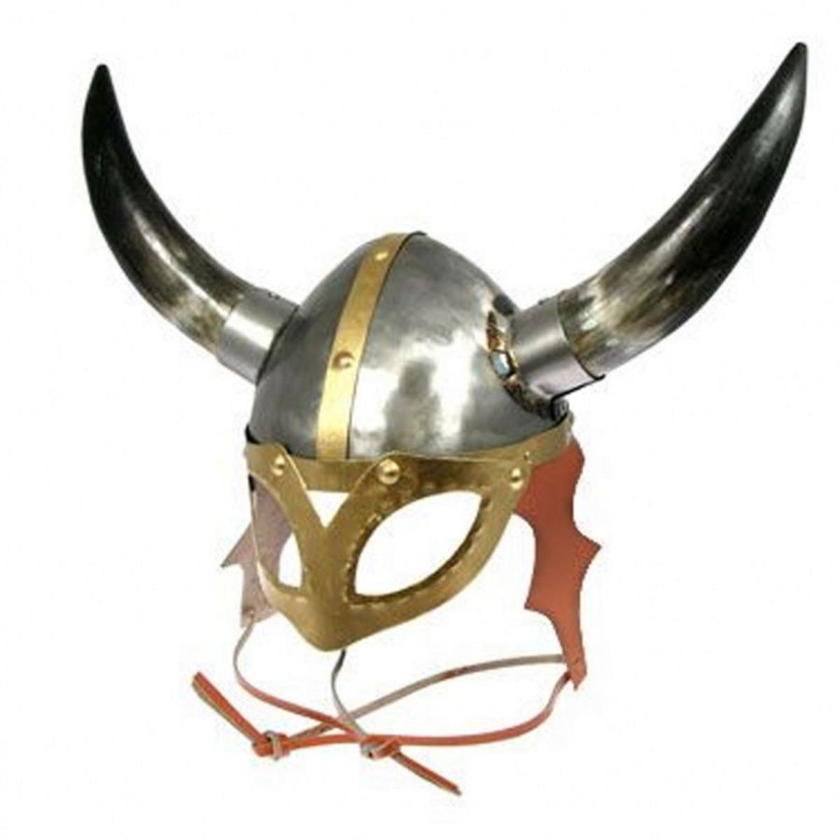 VikingHelmets.com | Viking Helmet With Mask and Horns | 190850 | detailone | MULTI