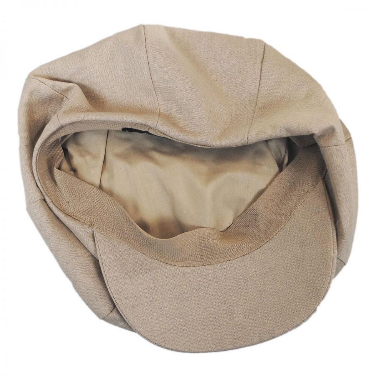 Jaxon Hats | Linen Big Apple Cap | 167736 | under | NATURAL