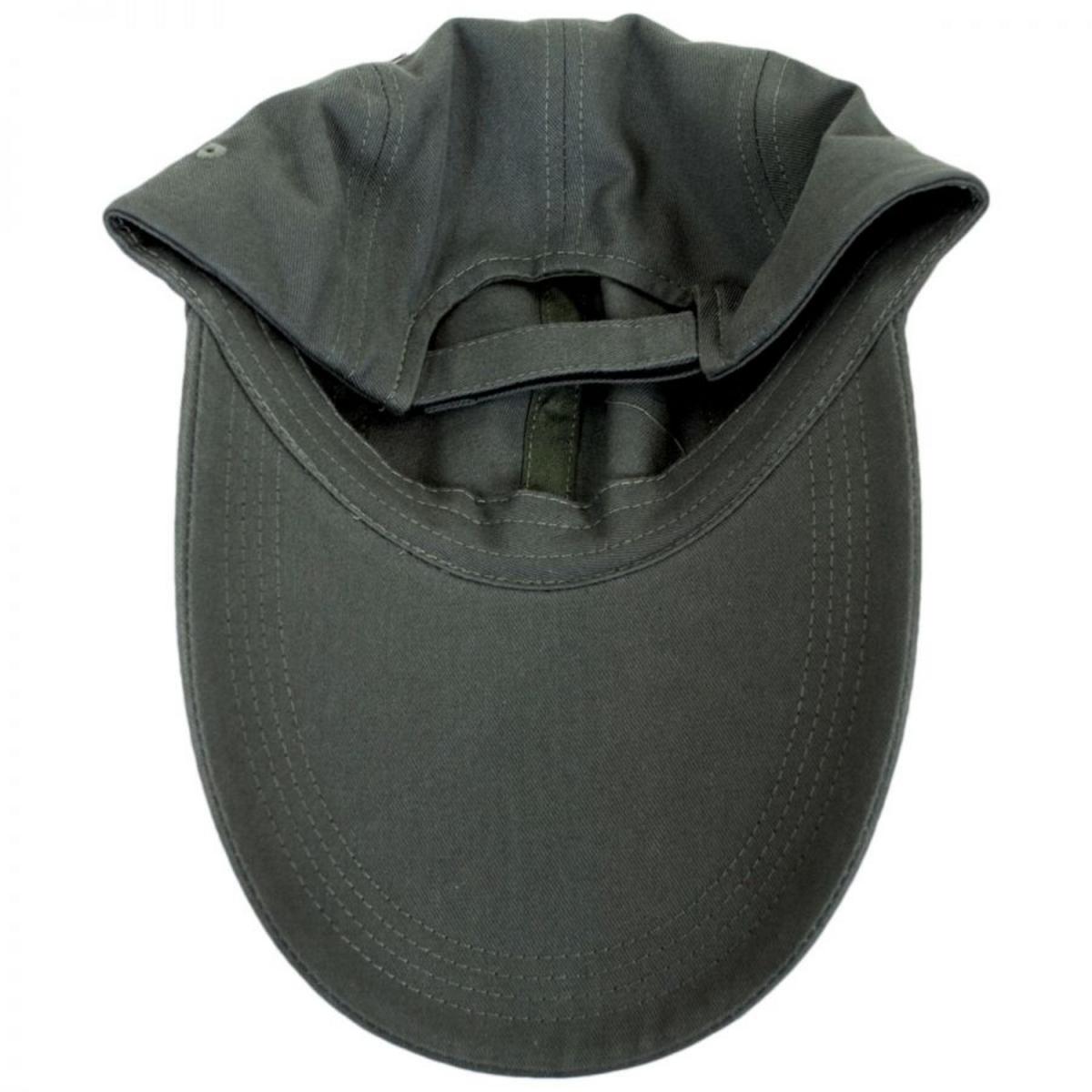 Village Hat Shop | VHS Long Bill Adjustable Baseball Cap | 222440 | under | OLIVE