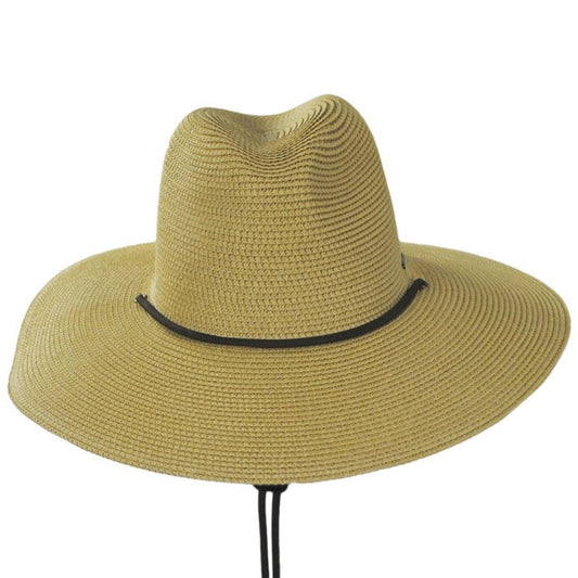BRIXTON HATS | Mitch Toyo Straw Lifeguard Hat | 128354 | front | TAN