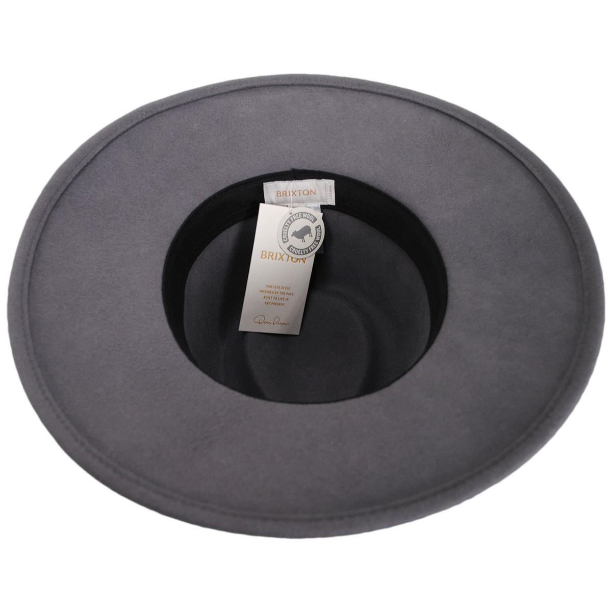 BRIXTON HATS | Joanna Packable Wool Felt Fedora Hat - Dusk | 123926DSK | under | DUSK