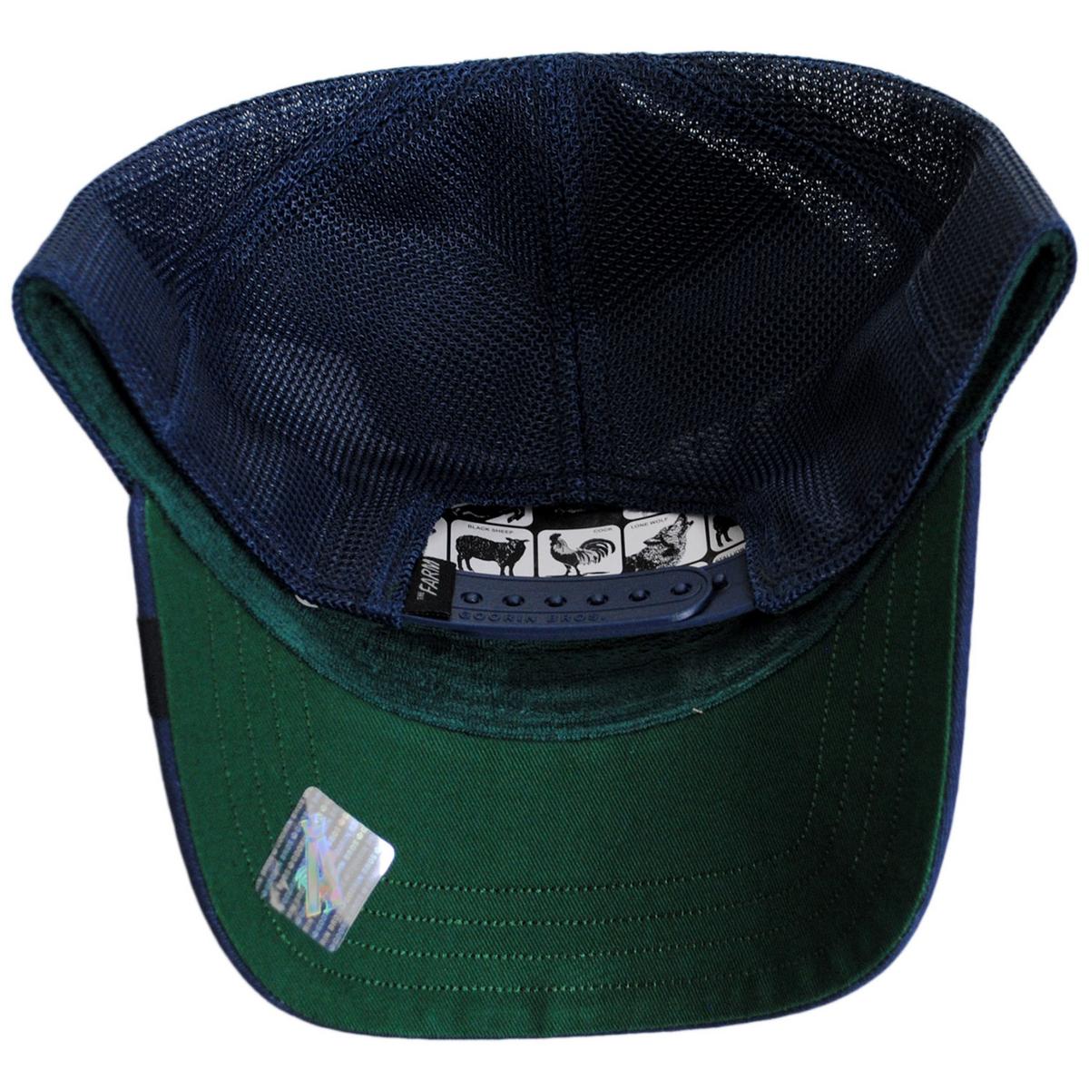 Goorin Bros | Hyper Floral Mesh Trucker Snapback Baseball Cap | 200695 | under | NAVY