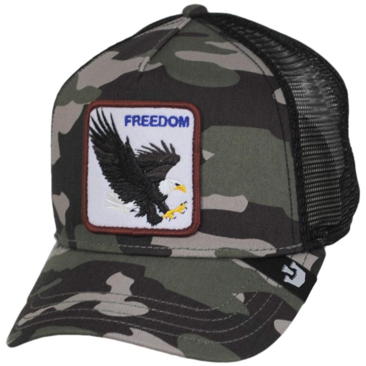 Goorin Bros | Freedom Mesh Trucker Snapback Baseball Cap | 200488 | lead | CAMOUFLAGE