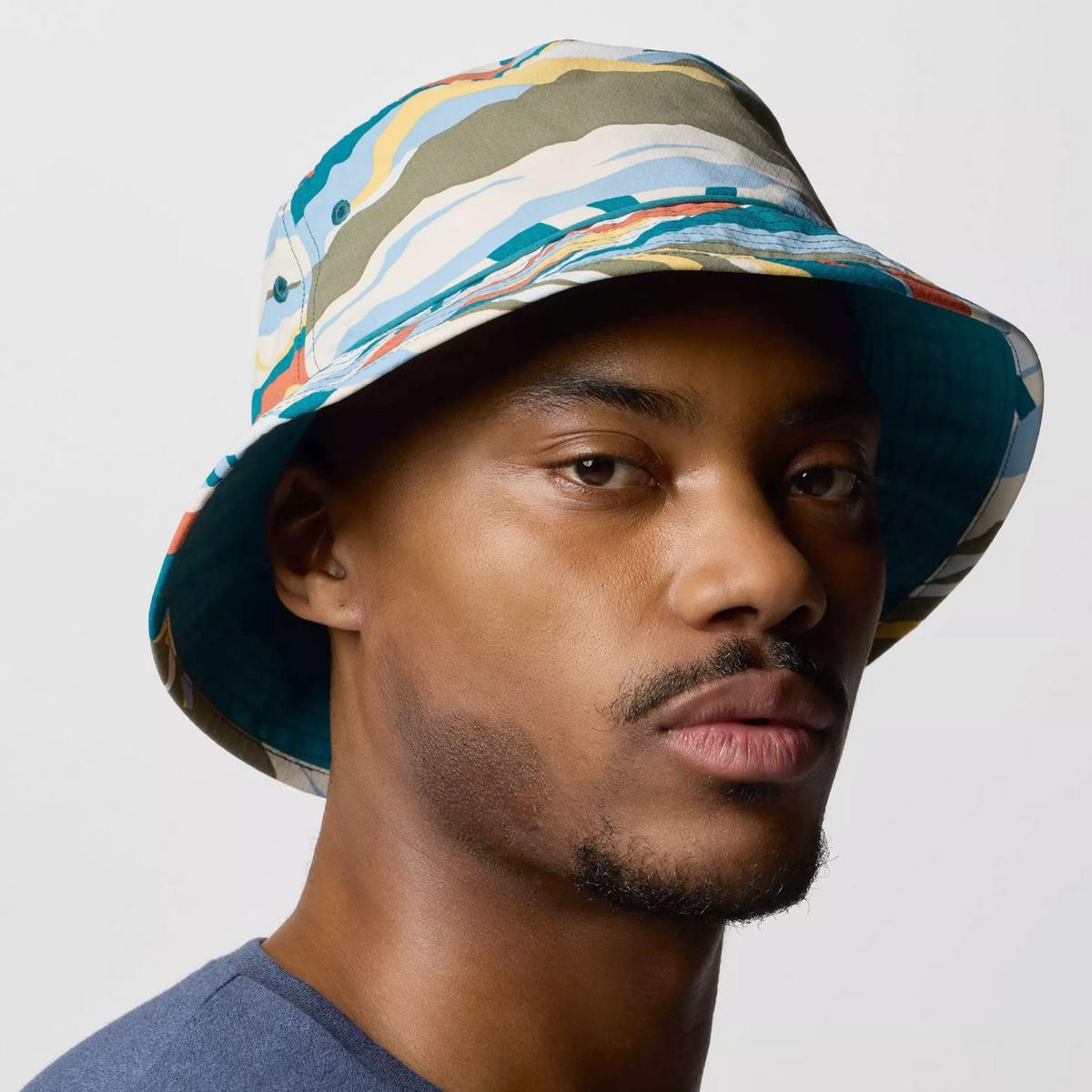 Columbia Sportswear | Pine Mountain II Printed Bucket Hat | 400091 | lsmone | CHALK ROGUE VALLEY