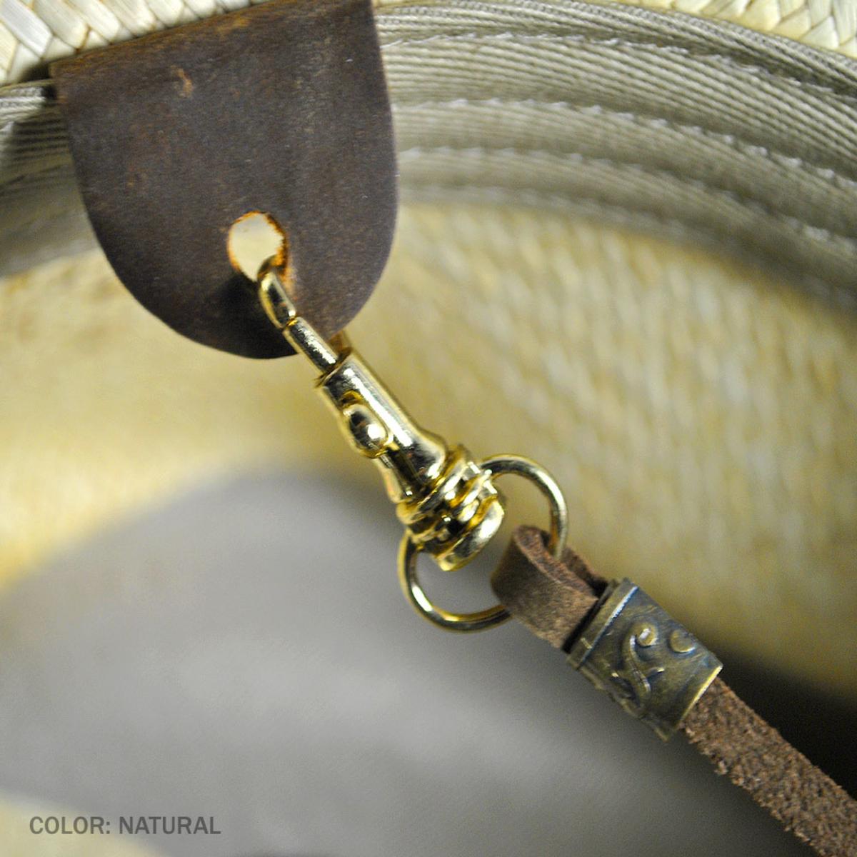 Jaxon Hats | Panama Straw Working Hat | 126434 | detailthree | NATURAL