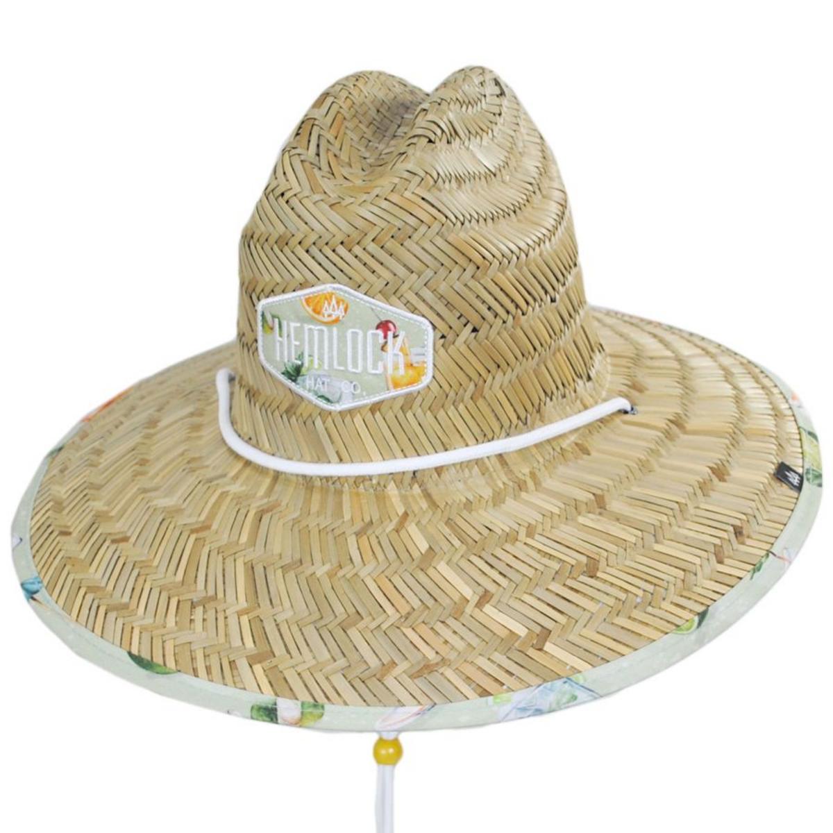 Hemlock Hat Co. | Vic Rush Straw Lifeguard Hat | 129597 | lead | NATURAL