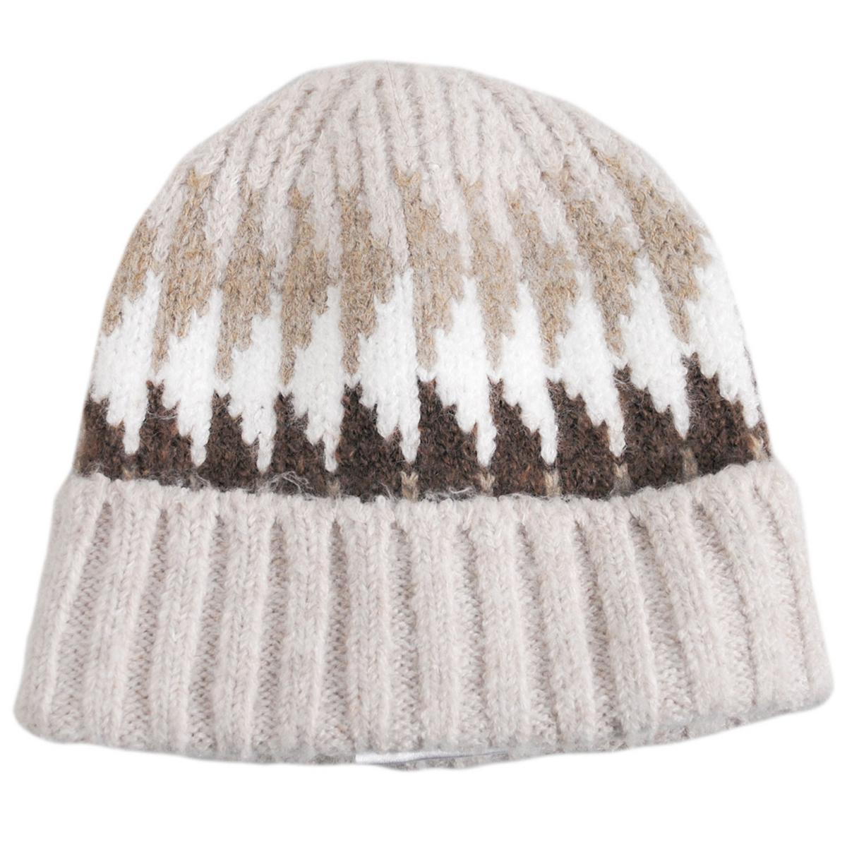 Scala | Kerrigan Recycled Knit Beanie Hat | 500046 | lead | CREAM