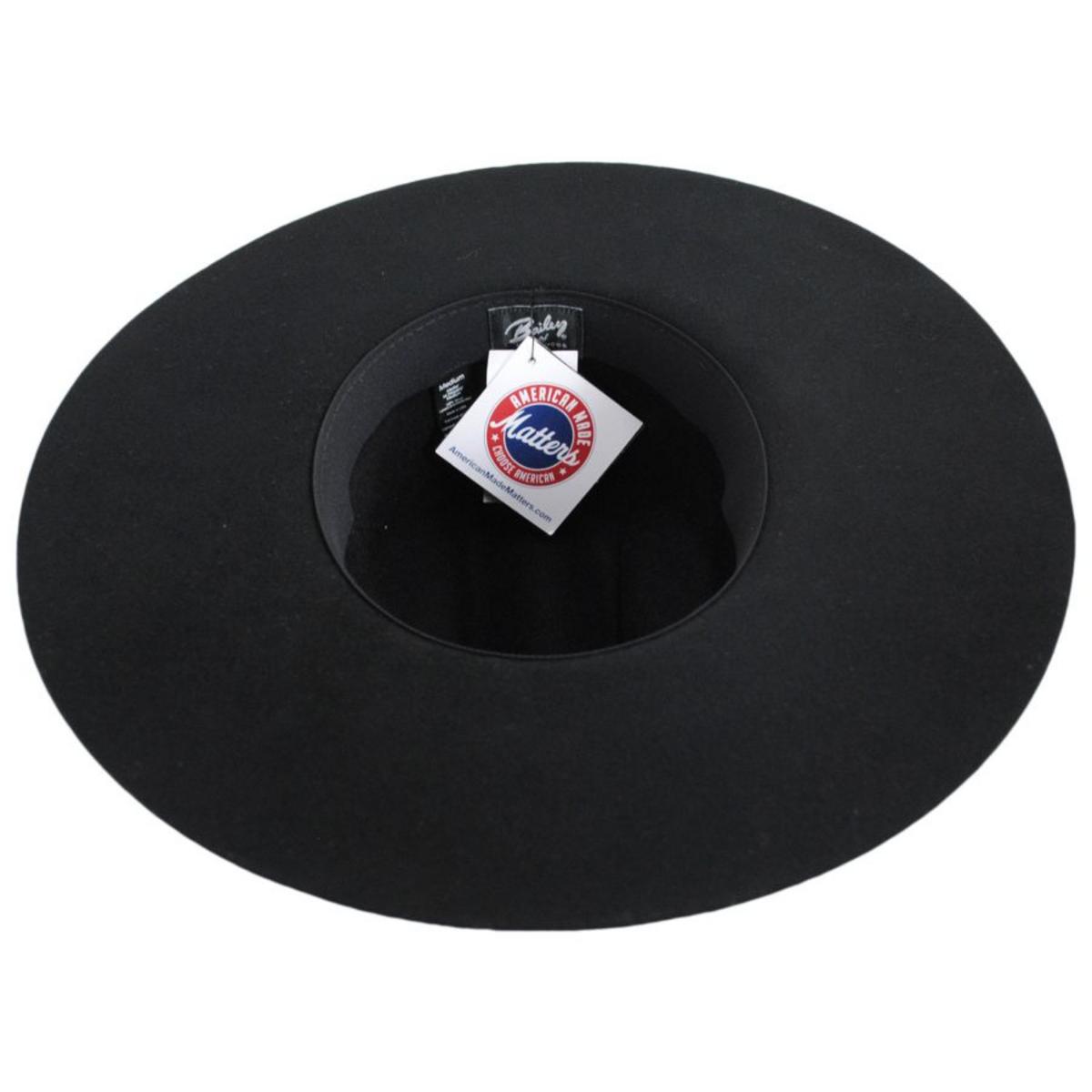Bailey 1922 | Niall Wool Felt Western Hat | 130394 | under | BLACK