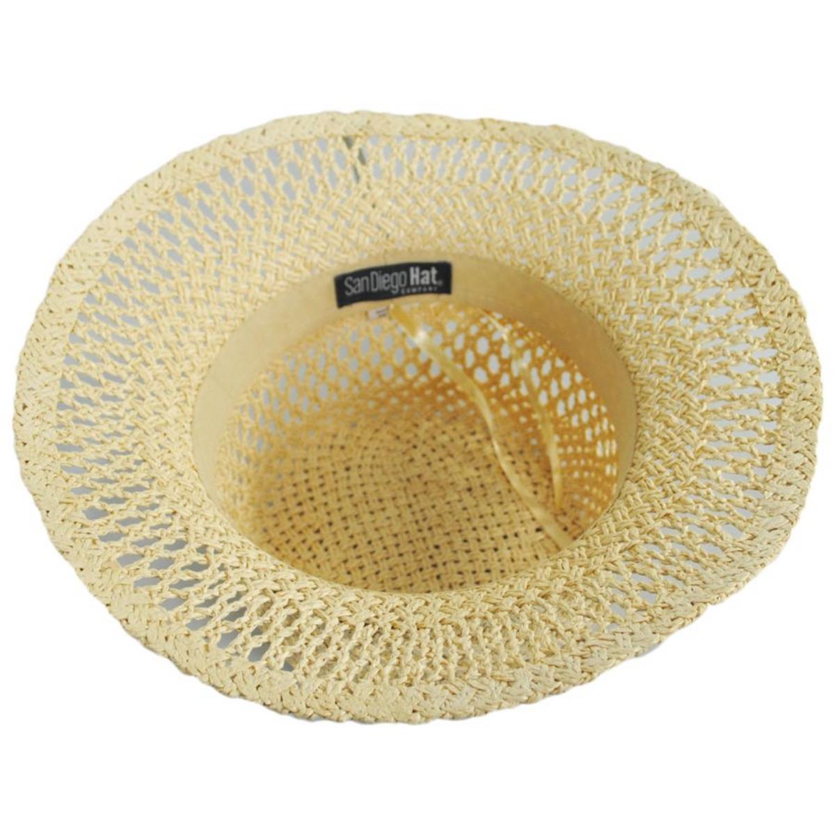 San Diego Hat Company | In The Clouds Toyo Straw Bucket Hat | 103674 | under | NATURAL