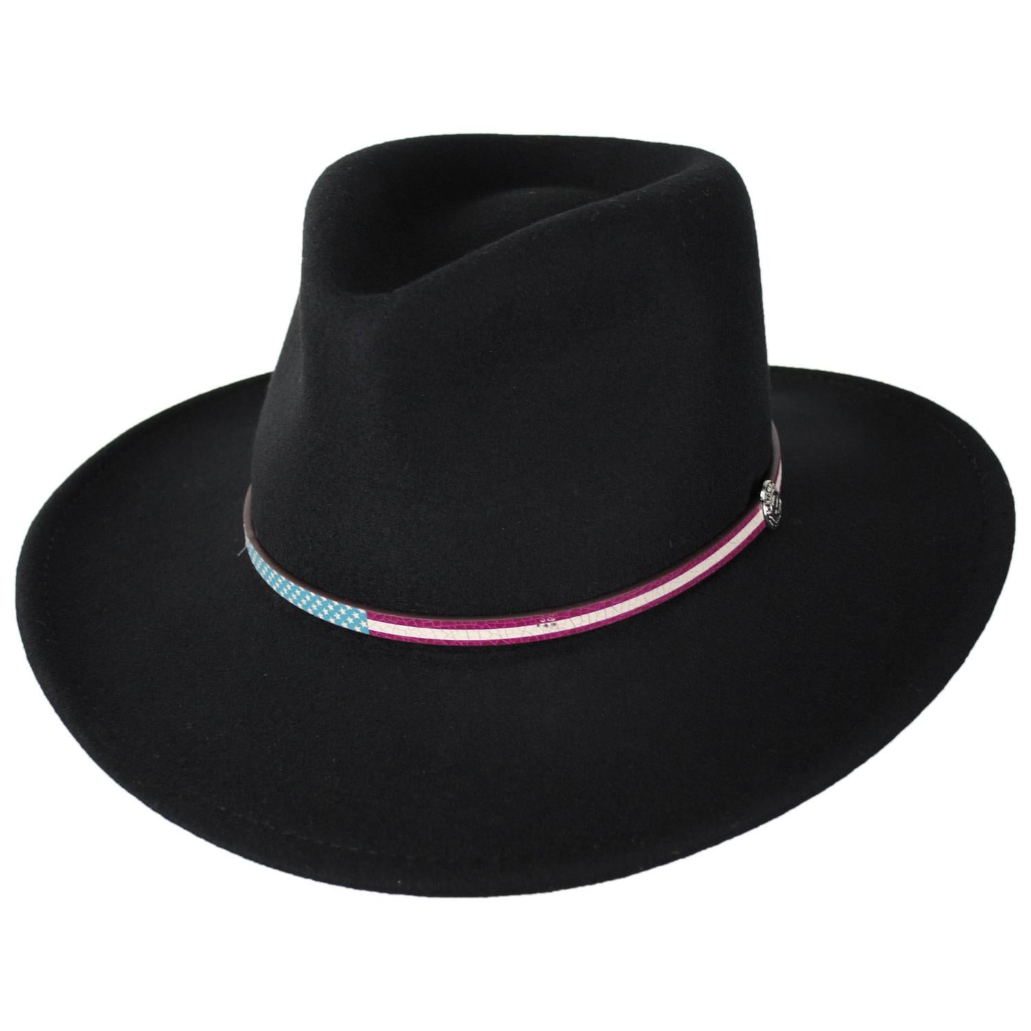 USA 250th Bozeman Crushable Wool Felt Outback Hat – Village Hat Shop