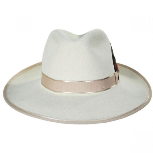Dobbs | Esquire Wool Felt Fedora Hat | 130713 | front | BONE