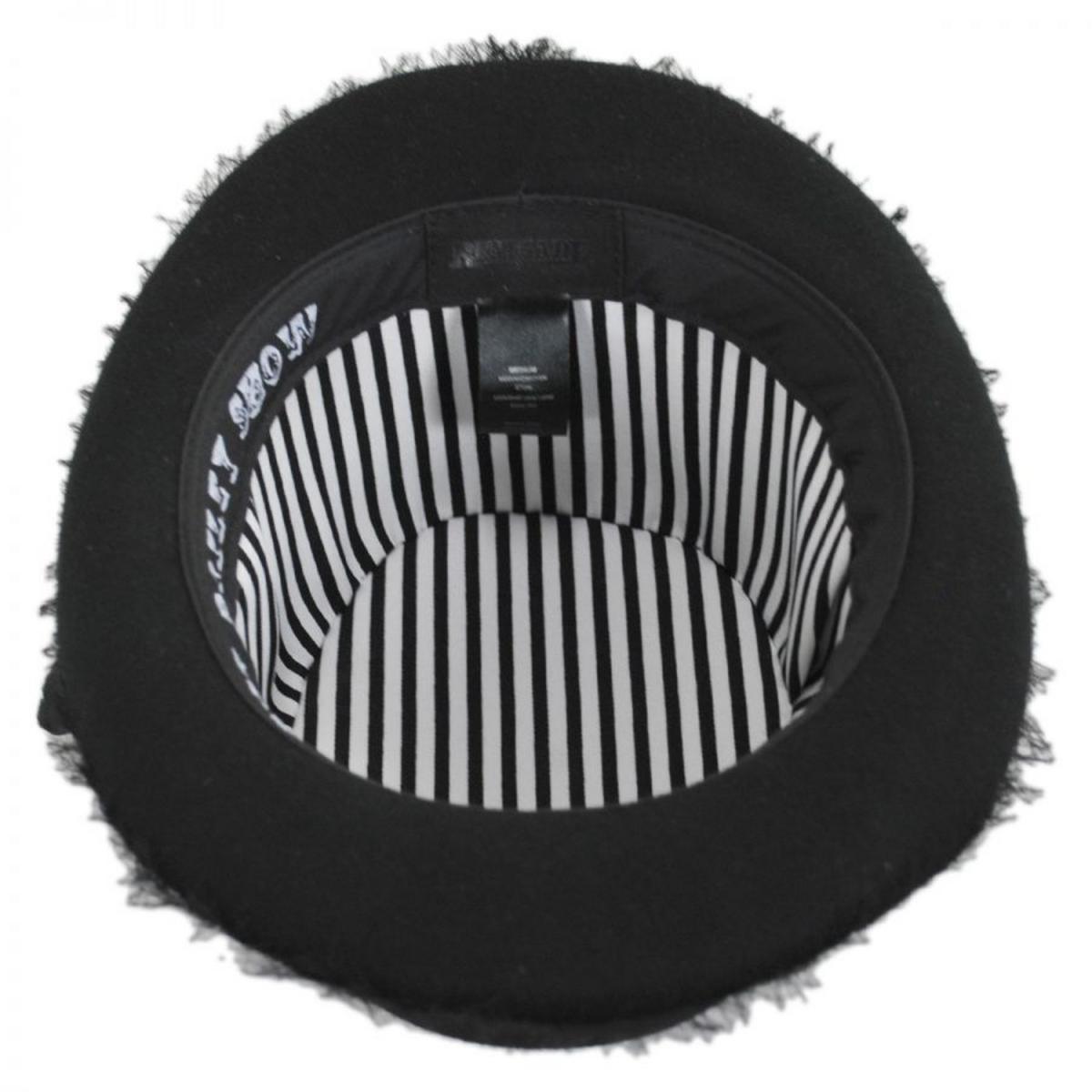 Renegade | Vivienne Wool Felt Top Hat | 130148 | under | BLACK