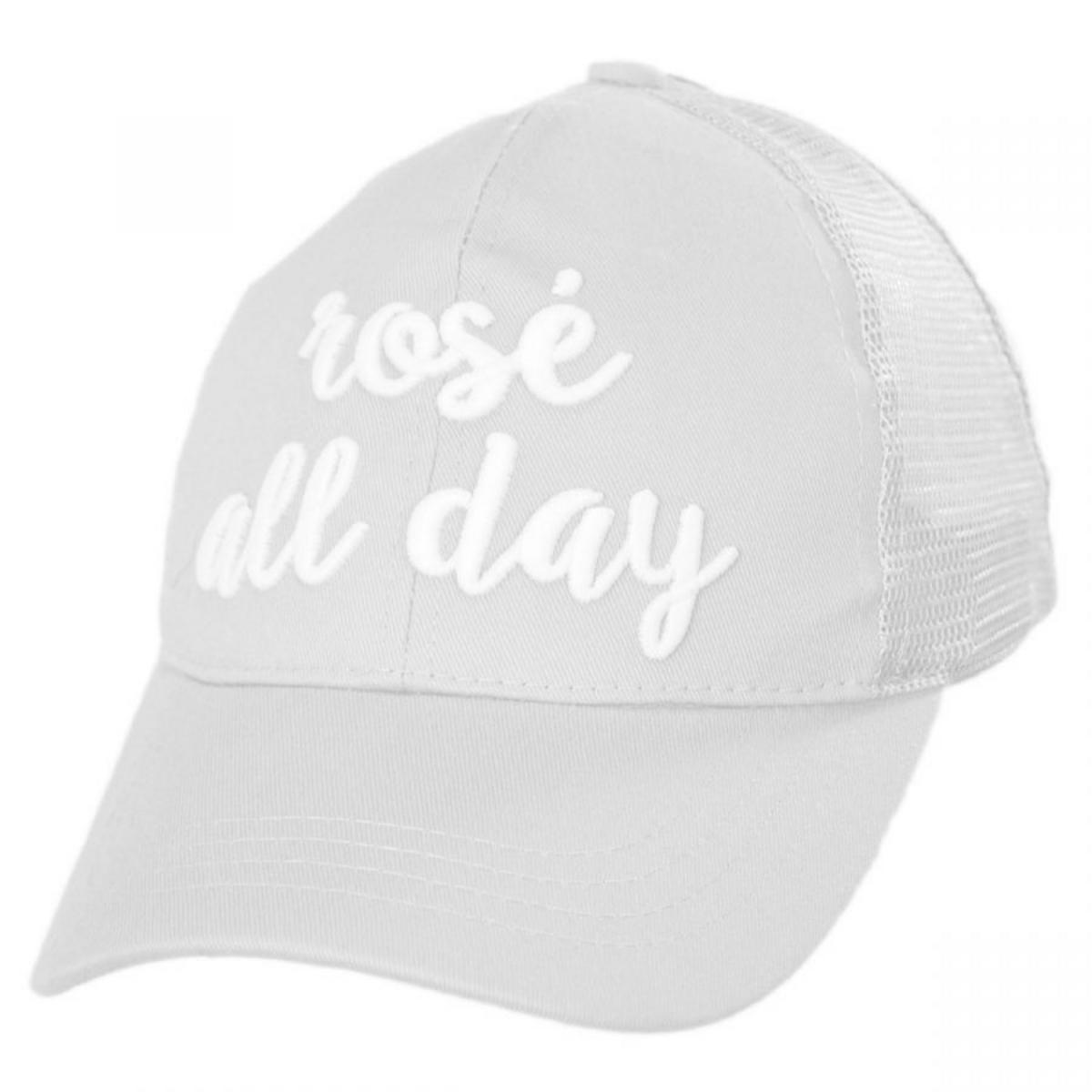 C.C PonyCaps | High Ponytail Rose All Day Mesh Adjustable Baseball Cap