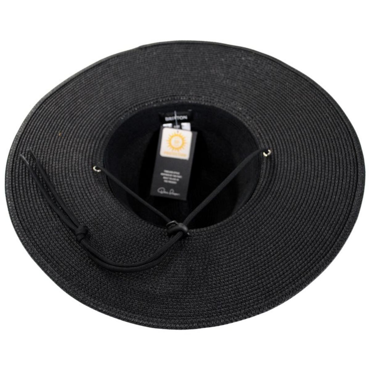 BRIXTON HATS | Mitch Toyo Straw Lifeguard Hat -Black | 128354SS23 | under | BLACK