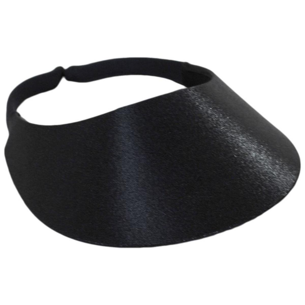 No Headache | Shimmer Midsize Visor | 195908 | lead | BLACK
