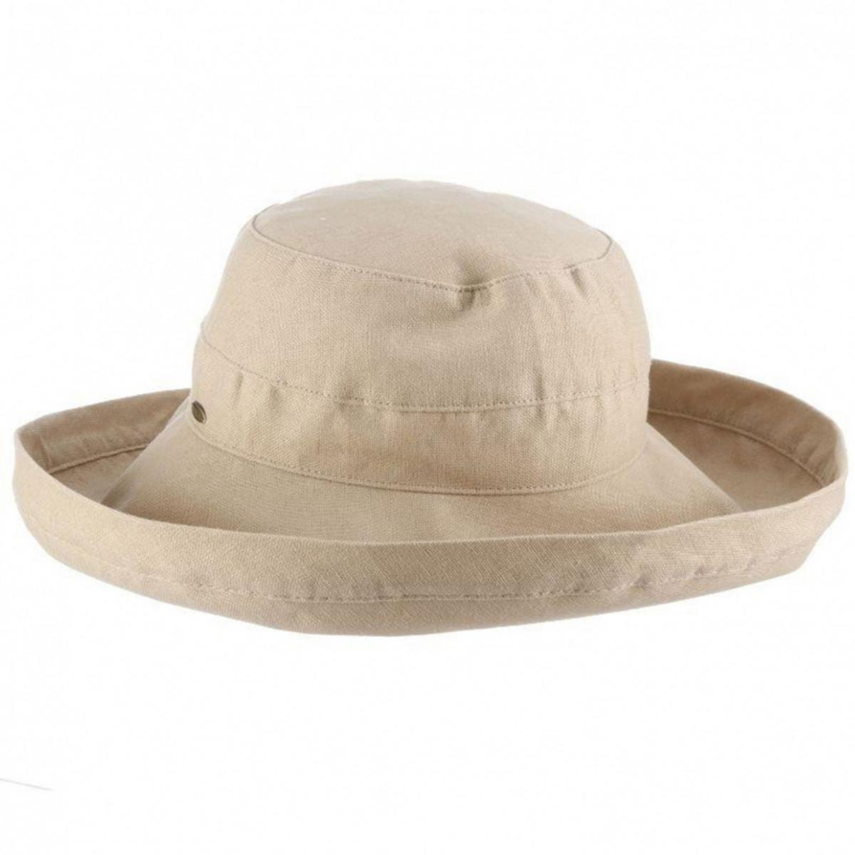 Scala | Lanikai Cotton Sun Hat | 106374 | lead | TAUPE