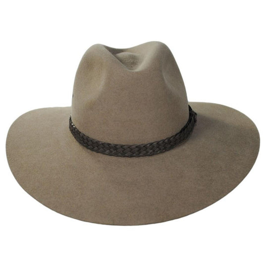 Akubra | Riverina Fur Felt Australian Western Hat | 131710 | front | BRAN
