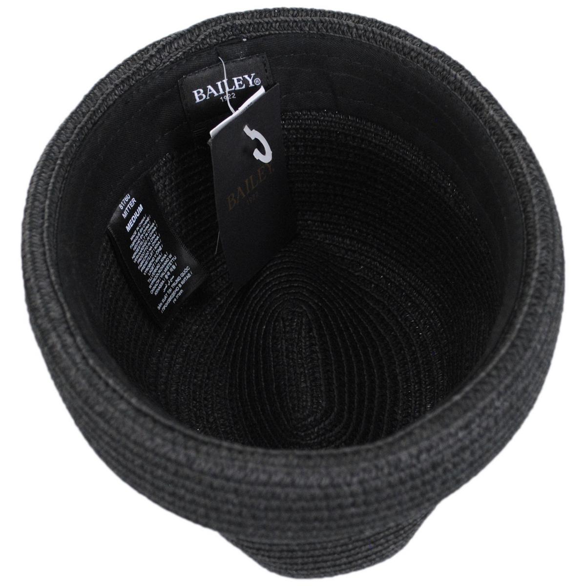 Bailey 1922 | Mitter Toyo Straw Cossack Hat | 504001 | under | BLACK
