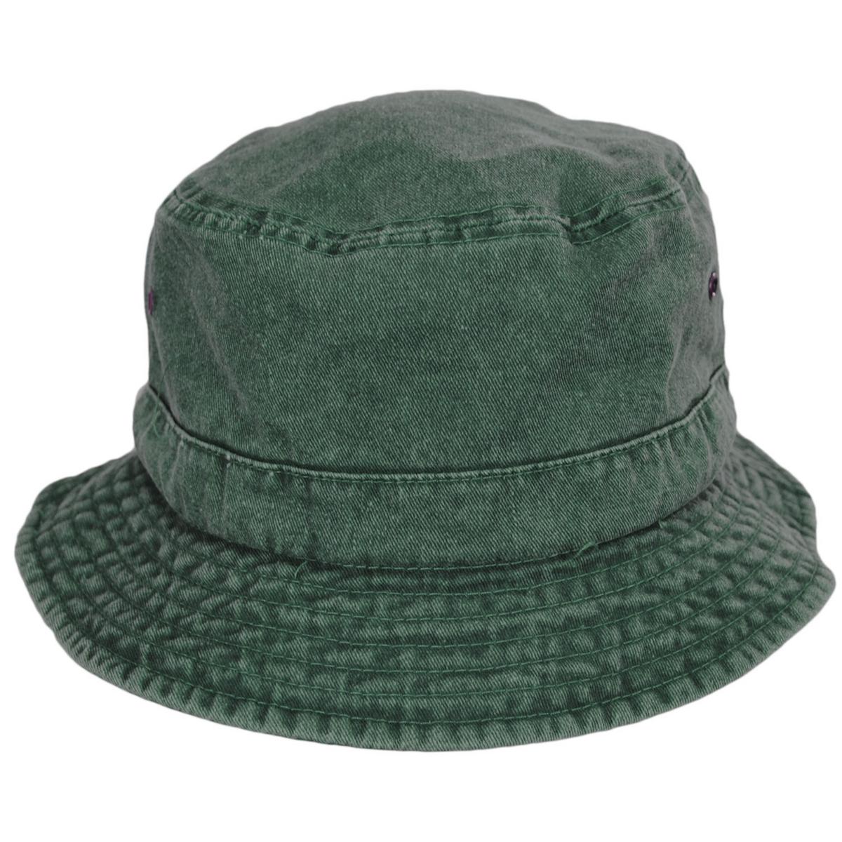 Village Hat Shop | Wholesale VHS Cotton Bucket Hat B2B Pre-Pack | B2B186605 | front | OLIVE GREEN