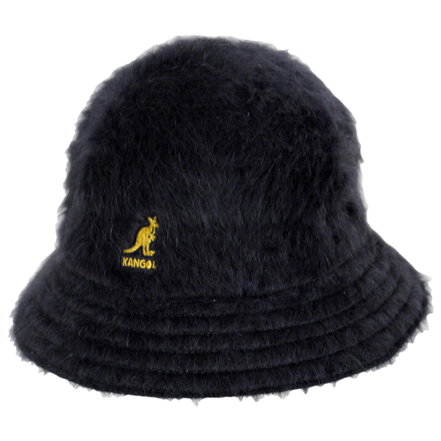 7699 Furgora Casual Bucket Hat and , Large, Black/Gold Kangol Furgora Casual Bucket Hat – Hollywood Hatters main image 2