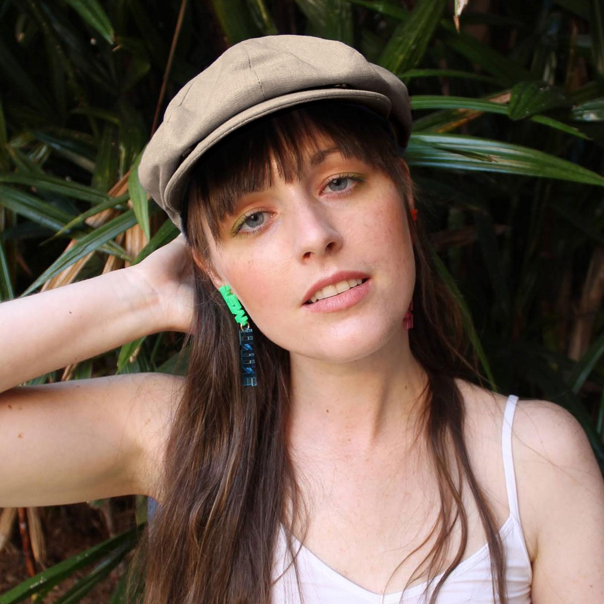 Jaxon Hats | Linen and Cotton Ivy Cap | 167732 | lsfone | NATURAL