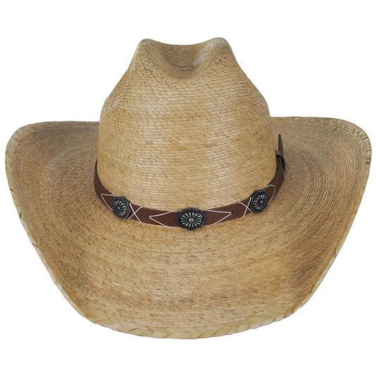 Stetson | Cowhand Palm Leaf Straw Western Hat | 127051 | front | TOASTED PALM
