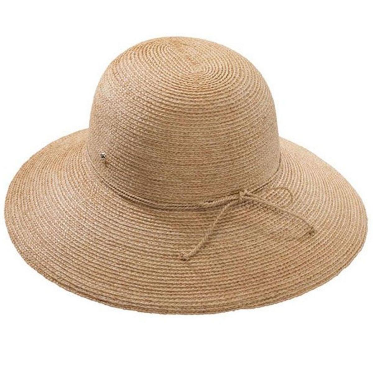 Helen Kaminski | Delphina Raffia Straw Braid Swinger Sunhat | 120806 | lead | NOUGAT