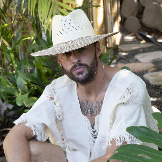 Peter Grimm | Buenos Aires Toyo Straw Fedora Hat | 105209 | lsmone | NATURAL/BROWN