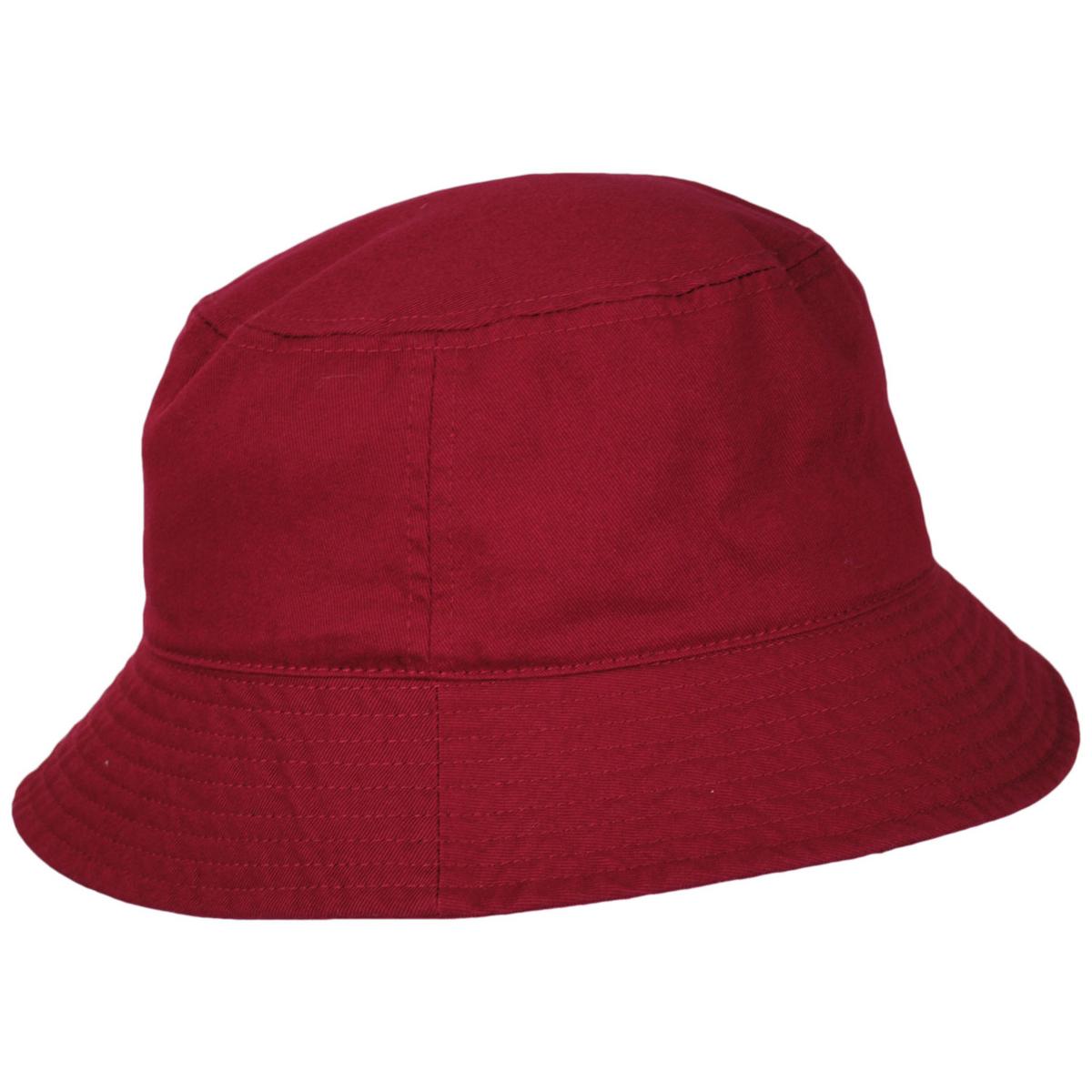 Kangol | Washed Cotton Bucket Hat - SS24 | 185701SS24 | profile | CRANBERRY