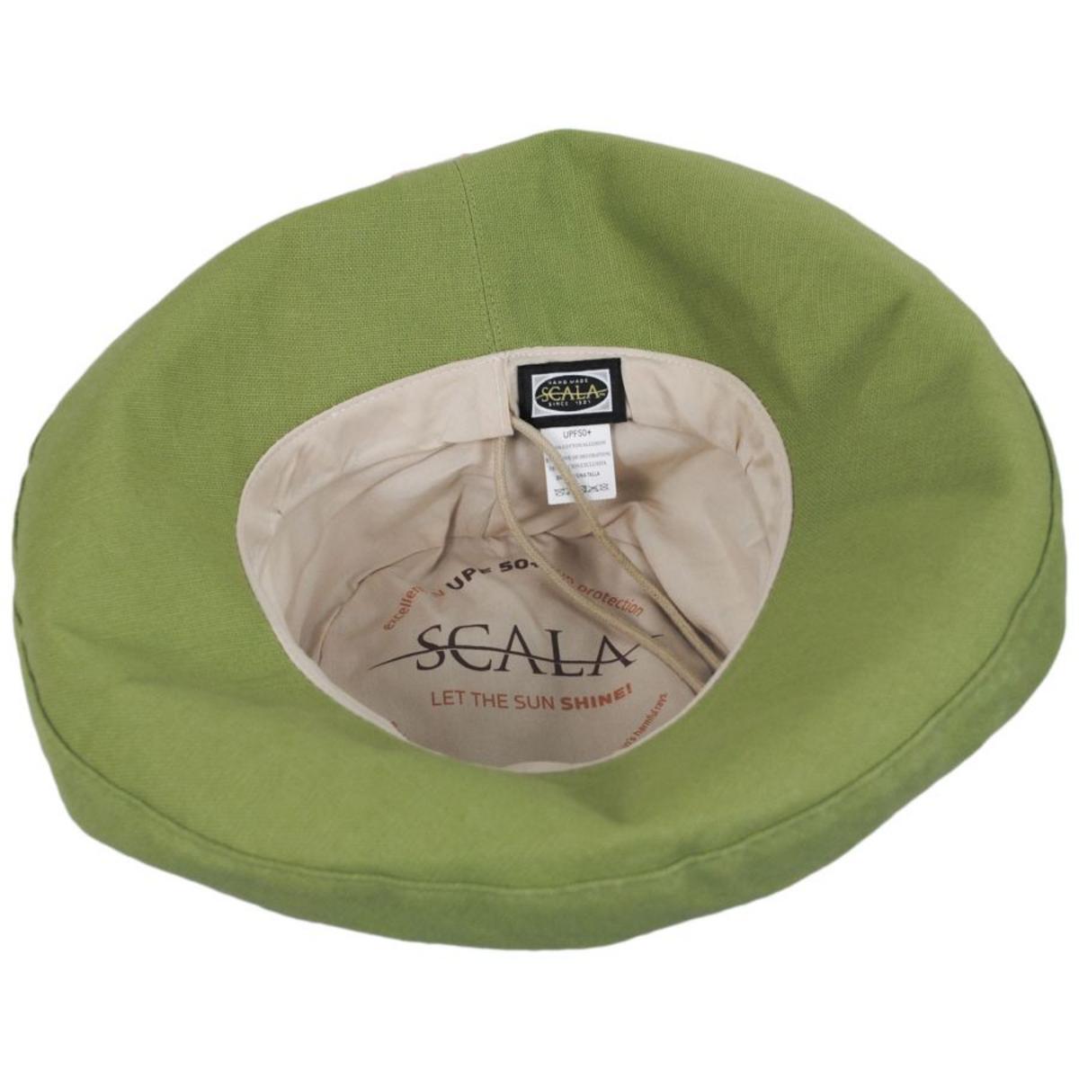 Scala | Lanikai Cotton Sun Hat | 106374 | under | FERN
