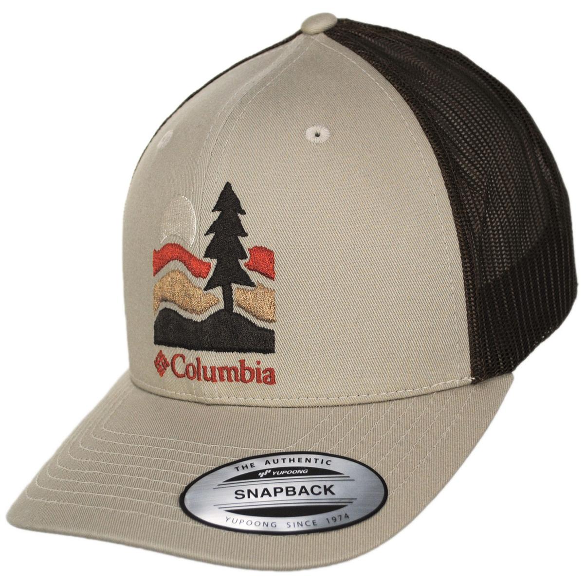 Columbia Sportswear | Get Hiked Mesh Snapback Baseball Cap | 400146 | lead | ANCIENT FOSSIL