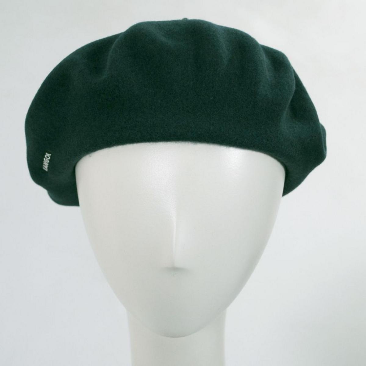 Kangol | Modelaine Wool Felt Beret - Pine and Starry Blue | 150904FW24 | front | PINE