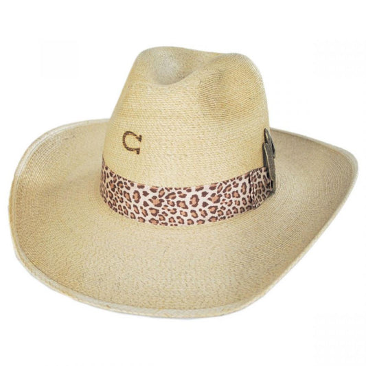 Charlie 1 Horse | Wild Thing Palm Straw Western Hat | 101667 | lead | BURNED