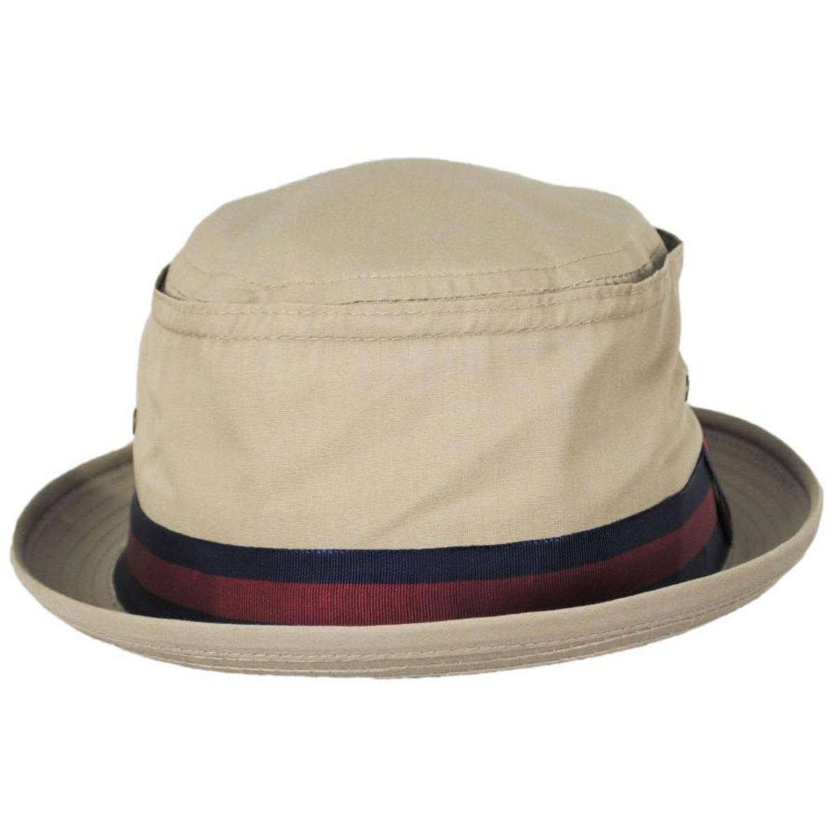 NEW YORK HAT CO | Fisherman Cotton Blend Bucket Hat | 187102 | front | TAN