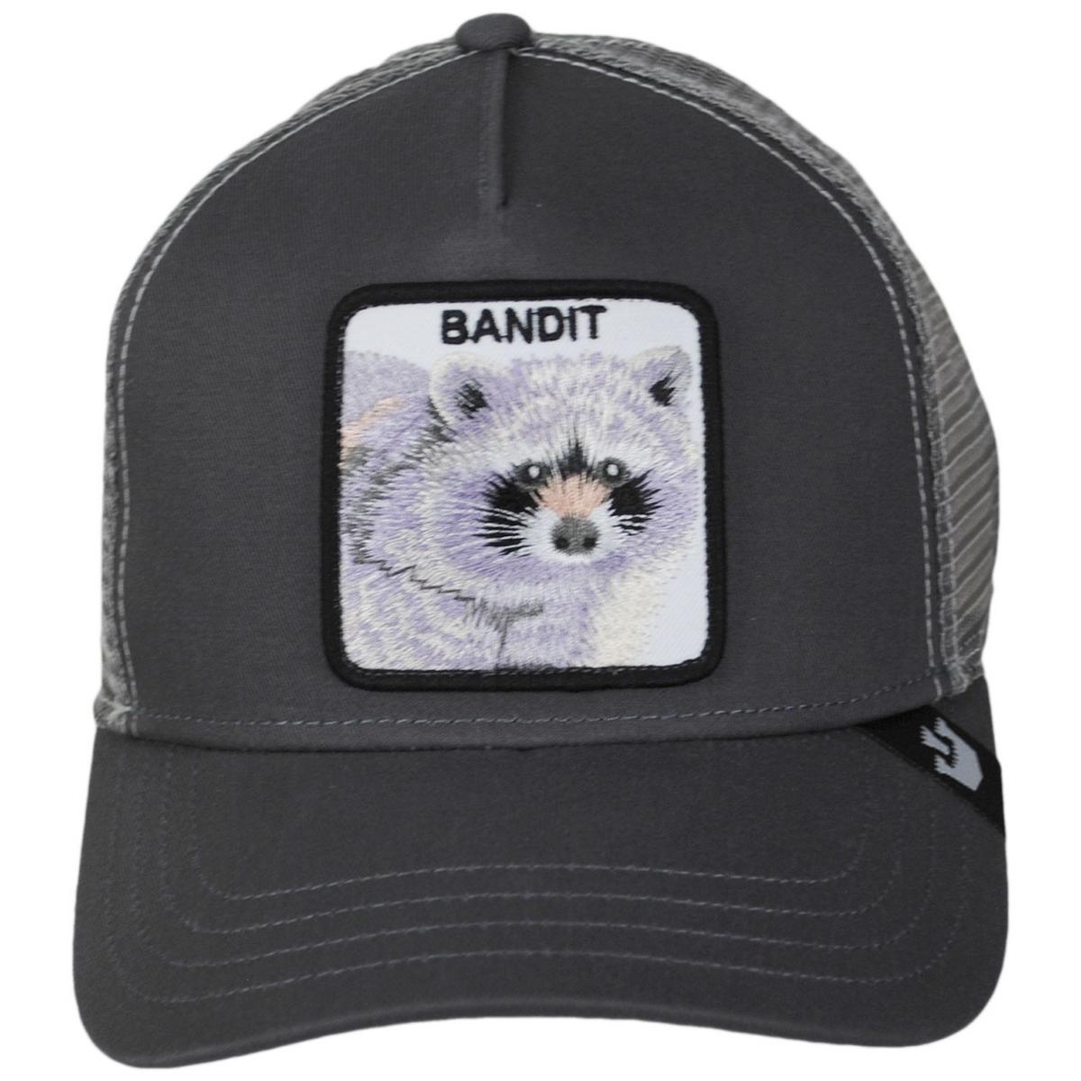 Goorin Bros | Bandit Mesh Trucker Snapback Baseball Cap | 200449 | front | GRAY
