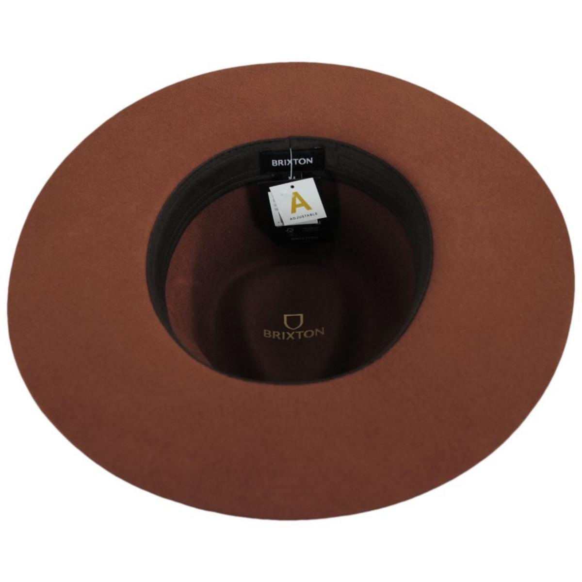 BRIXTON HATS | Cohen Wool Felt Cowboy Hat - FW22 | 135650FW22 | under | CARAMEL