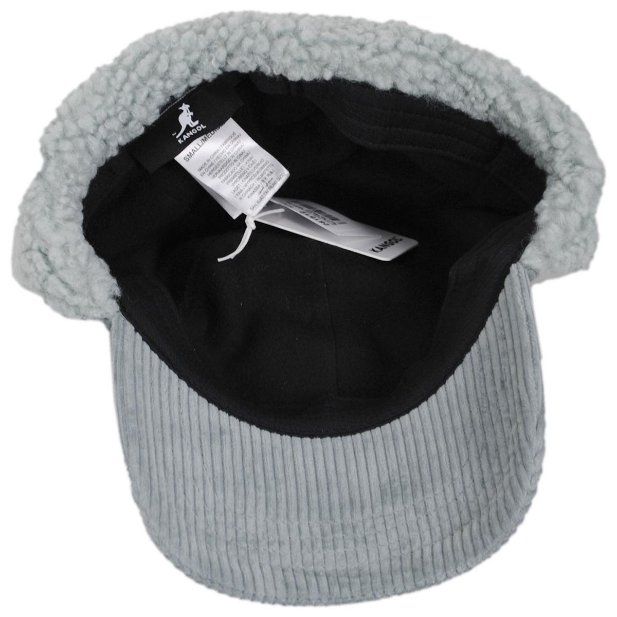 Kangol | Corduroy Earflap Fitted Baseball Cap | 201116 | under | SAGE GREEN