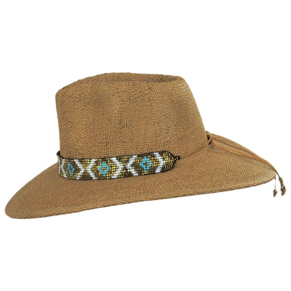 Nikki Toyo Straw Fedora Hat