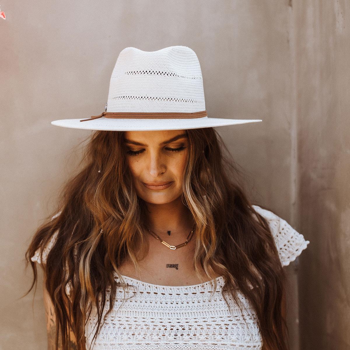 V.C. Adore You Toyo Straw Fedora Hat