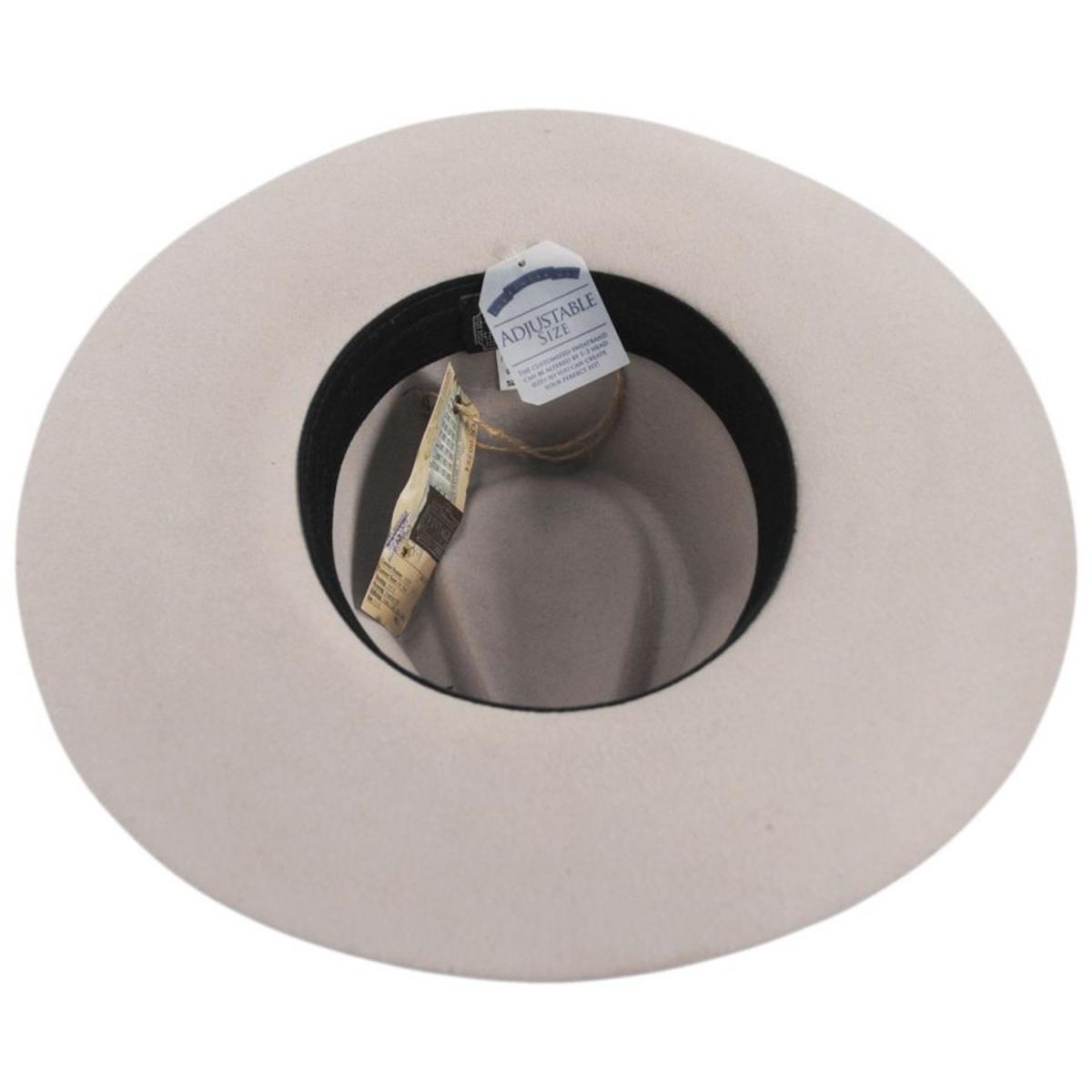 Biltmore | V.C. Mad Rattle Wool Felt Rancher Hat | 130275 | under | SILVERBELLY